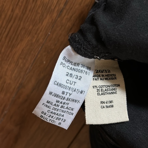 Ralph Lauren Denim & Supply Black Denim Jeans - Size 26 - Picture 5 of 9